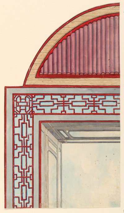 Ceiling Decoration, probably for the Conservatory/Music Room by Unknown